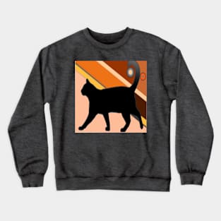 PORTRAIT CAT COLORS Crewneck Sweatshirt